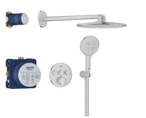 34863DC0 *Набор для комплектации душа GROHE Grohtherm SmartControl 310, суперсталь