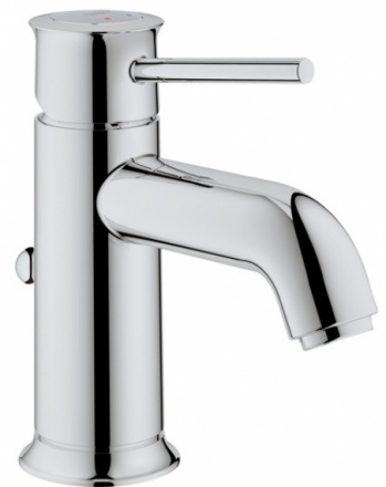 23161000 Смеситель для раковины GROHE BauClassic с донным клапаном, хром