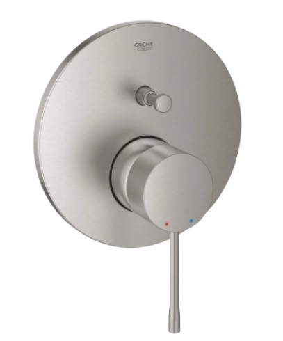 24167DC1 *Внешняя часть смесителя для ванны GROHE Essence, 2 положения, суперсталь