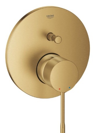 24167GN1 *Внешняя часть смесителя для ванны GROHE Essence, 2 положения, холодный рассвет матовый