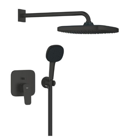 1053362430 *Набор для комплектации душа GROHE Cubeo 250, матовый чёрный