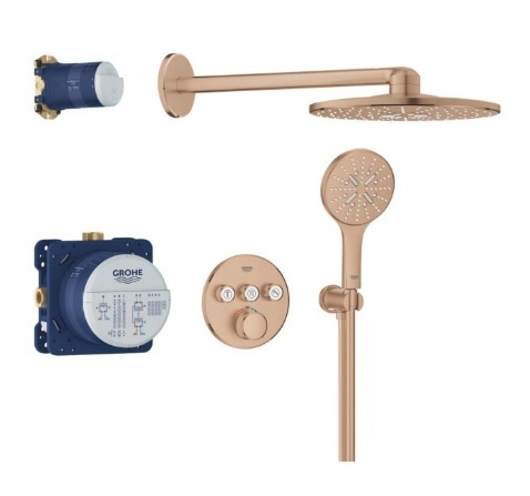 34863DL0 *Набор для комплектации душа GROHE Grohtherm SmartControl 310, теплый закат матовый
