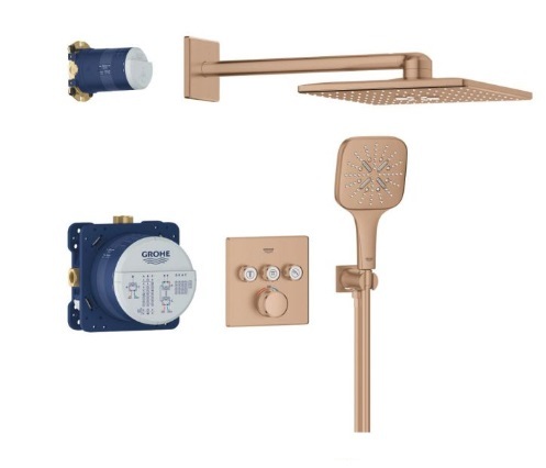 34864DL0 *Набор для комплектации душа GROHE Grohtherm SmartControl 310, теплый закат матовый