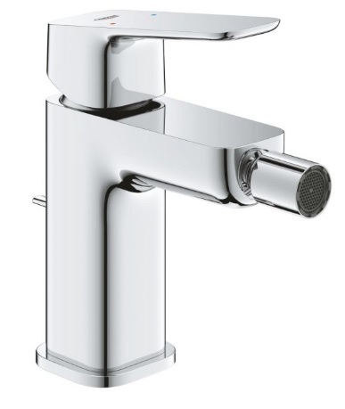 1018100000 *Смеситель для биде GROHE Cubeo с донным клапаном, хром