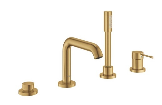 25251GN1 *Смеситель для борт ванны GROHE Essence на 4 отверстия, холодный рассвет матовый