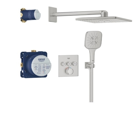 34864DC0 *Набор для комплектации душа GROHE Grohtherm SmartControl 310, суперсталь