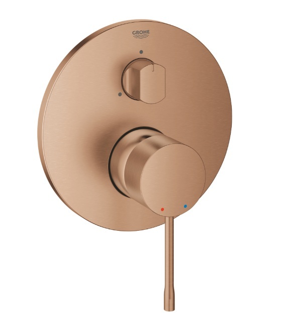 24169DL1 *Внешняя часть смесителя для ванны GROHE Essence на 3 выхода, теплый закат матовый