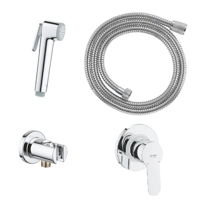 129188 *Набор с гигиеническим душем GROHE BauEdge, хром