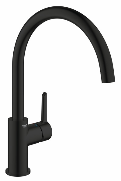 1097982430 Смеситель для мойки GROHE Ozanne, черный матовый