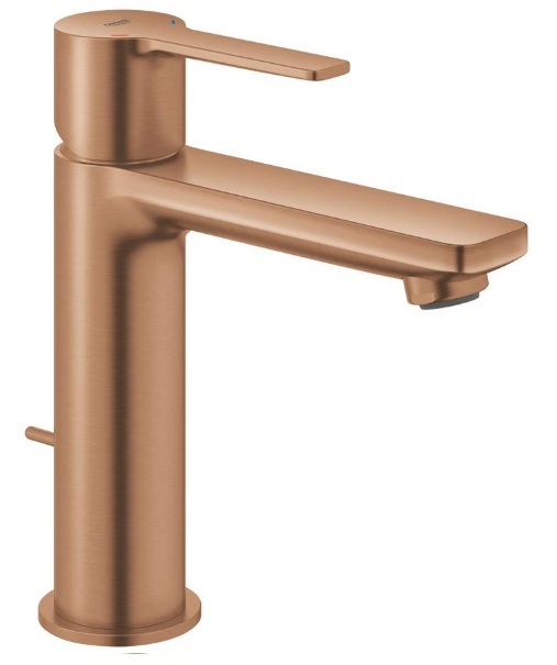 32114DL1 *Смеситель для раковины GROHE Lineare с донным клапаном, S-size, теплый закат матовый