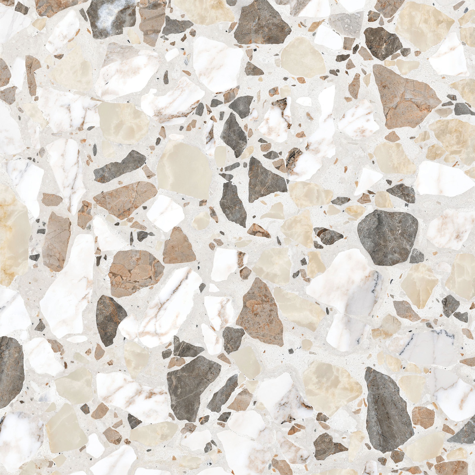 Керамогранит лаппатированный Marble-X декор Терраццо 600*600
